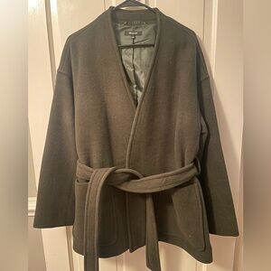 Madewell Belted Wool wrap coat